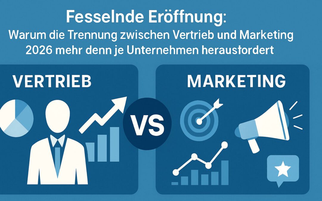 Vertrieb und Marketing versus: Was trennt und verbindet?